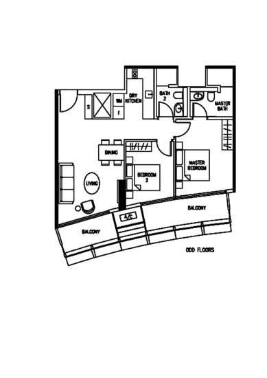 DUO Residences - Floor Plan