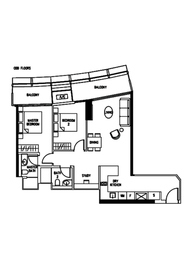 DUO Residences - Floor Plan