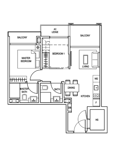 The Creek @ Bukit - Floor Plan