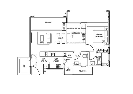 The Creek @ Bukit - Floor Plan