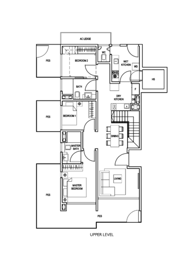 The Creek @ Bukit - Floor Plan