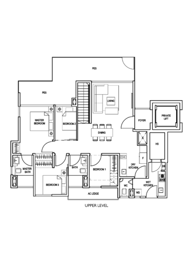 The Creek @ Bukit - Floor Plan