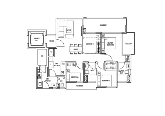 The Creek @ Bukit - Floor Plan