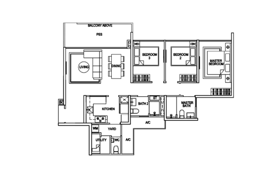 SkyPark Residences - Floor Plan