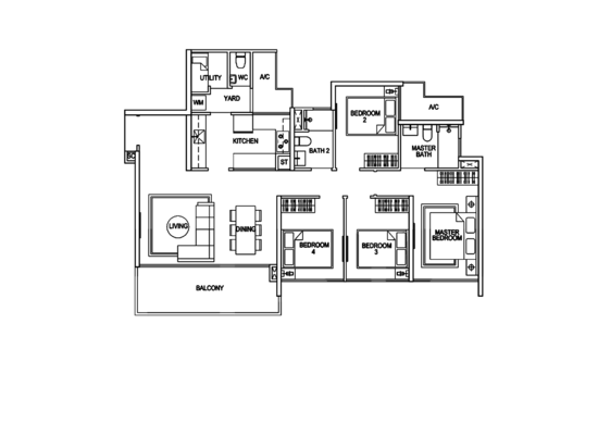 SkyPark Residences - Floor Plan