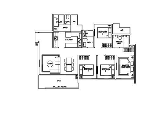 SkyPark Residences - Floor Plan