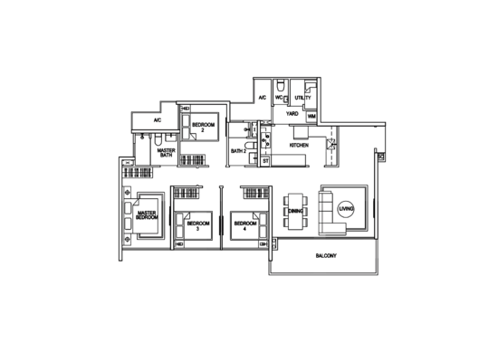 SkyPark Residences - Floor Plan