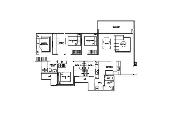 SkyPark Residences - Floor Plan