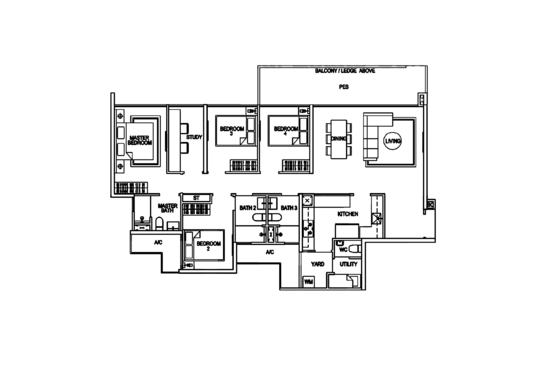 SkyPark Residences - Floor Plan
