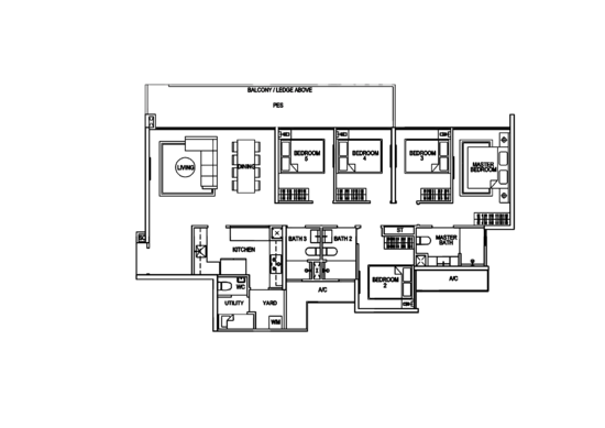 SkyPark Residences - Floor Plan