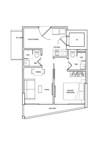 Guillemard Suites - Floor Plan