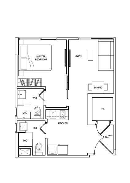 Guillemard Suites, 213 Guillemard Road, Eunos / Geylang / Paya Lebar, 1 Bedroom, 441 sqft, Apartment For Sale, by Veralynn Tan, 500251969 - PropertyGuru.com.sg