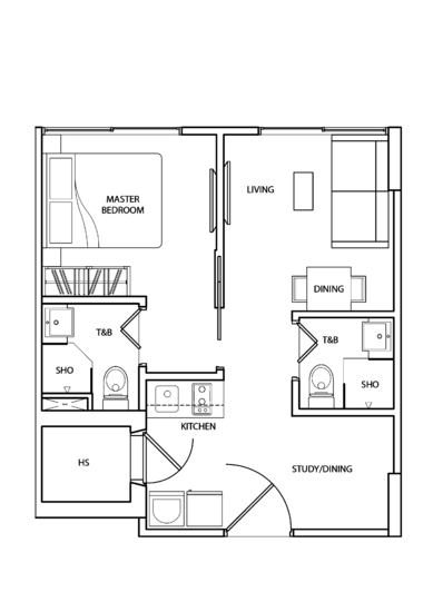 Guillemard Suites - Floor Plan