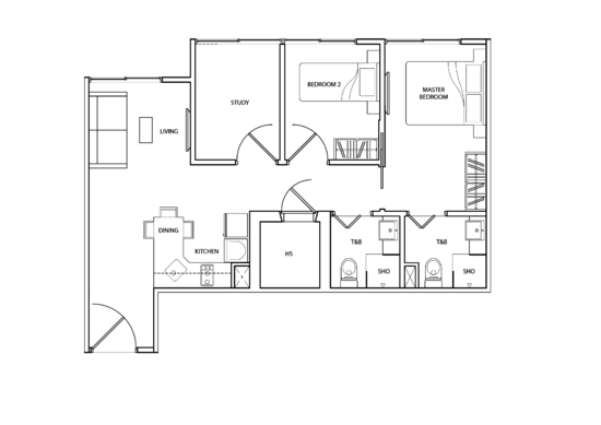 Guillemard Suites - Floor Plan