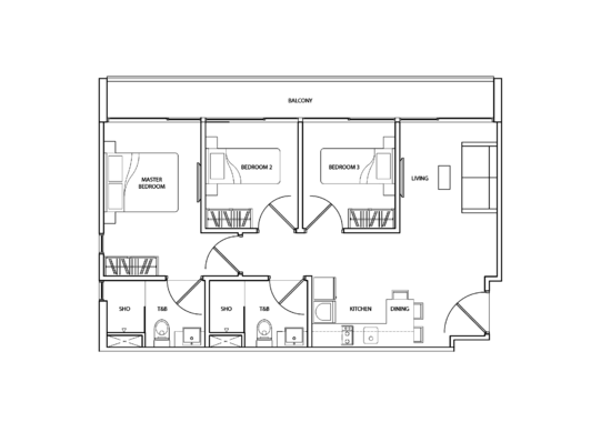 Guillemard Suites - Floor Plan