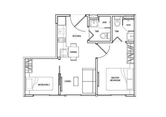 Guillemard Suites - Floor Plan