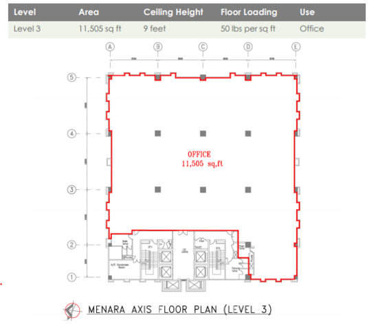 Menara Axis - Floor Plan - iProperty.com.my