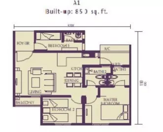 TR Residence - Floor Plan - iProperty.com.my