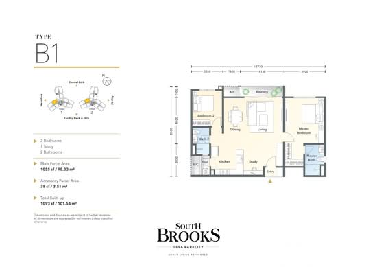 South Brooks - Floor Plan - iProperty.com.my