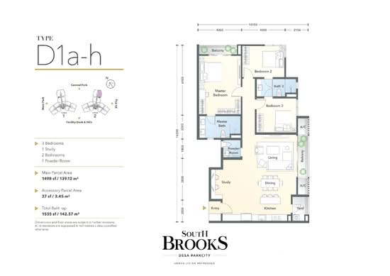 South Brooks - Floor Plan - iProperty.com.my