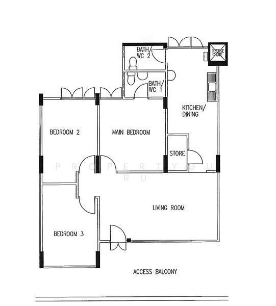 824 Woodlands Street 81, 824 Woodlands Street 81, Admiralty / Woodlands, 3 Bedrooms, 904 sqft, HDB Flat For Sale, by Faizal Rahim, 500279480 - 2D - PropertyGuru.com.sg