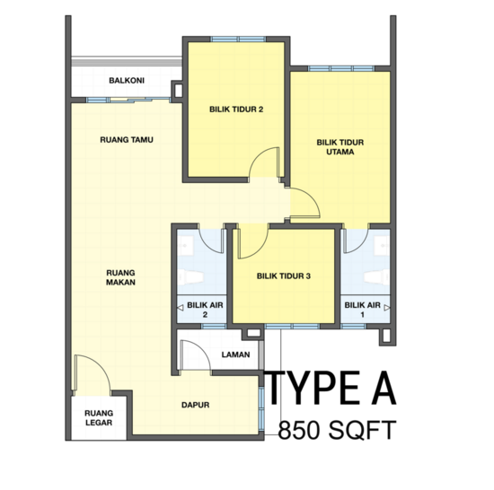 PPA1M Metropolitan Kepong - Floor Plan - iProperty.com.my