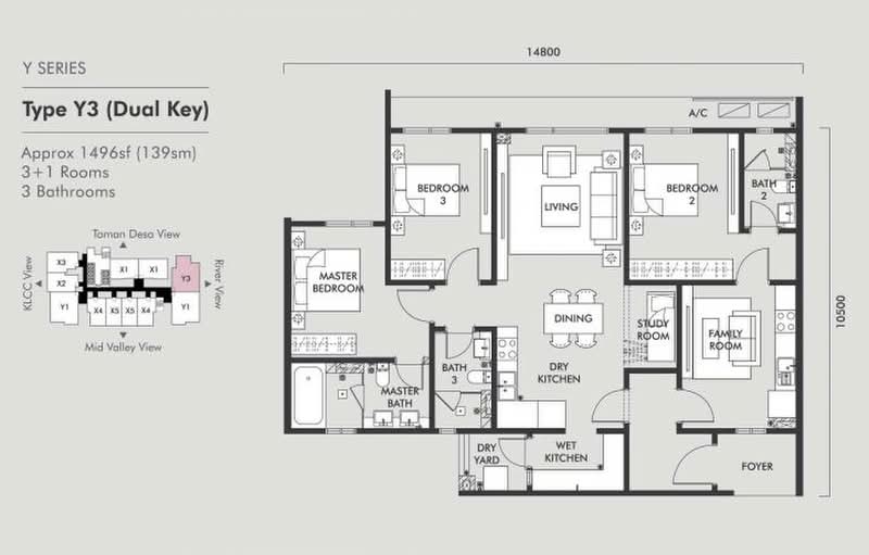 Kondominium untuk Disewa di TRIA Seputeh in 9 Seputeh, Kuala Lumpur - Susan Foo - PropertyGuru.com.my