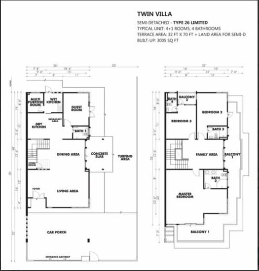 Tree Residency - Floor Plan - iProperty.com.my
