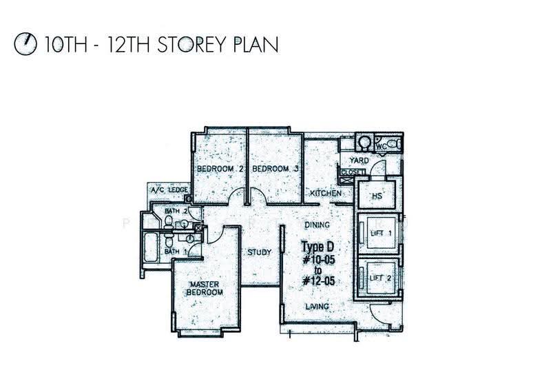 Astor, 51C Lengkong Empat, Eunos / Geylang / Paya Lebar, 3 Bedrooms, 1,173 sqft, Condominium For Sale, by Lawrence Quek, 500207392 - 2D - PropertyGuru.com.sg