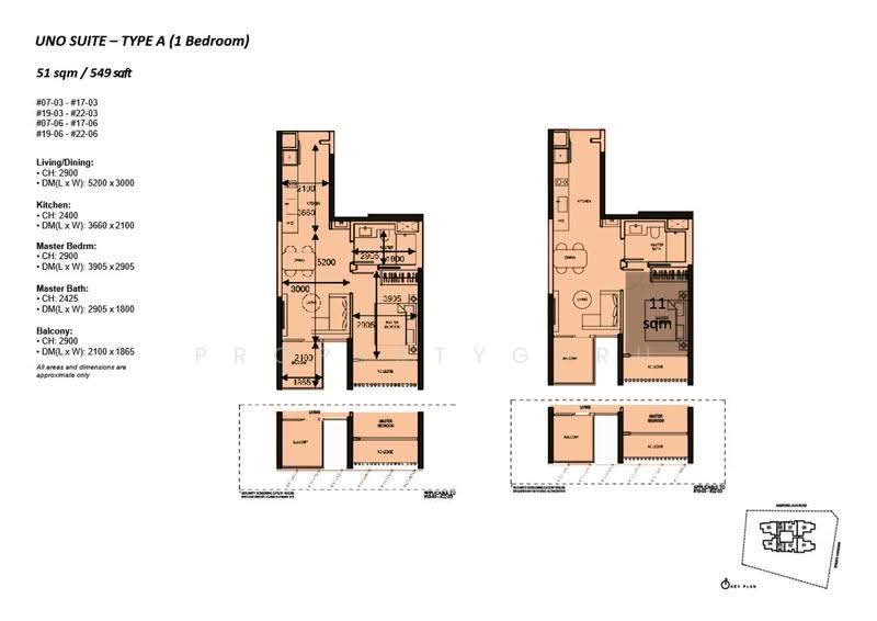 The Atelier, 2 Makeway Avenue, Orchard / River Valley, 1 Bedroom, 549 sqft, Condominium For Rent, by Darius Ng, 500274306 - 2D - PropertyGuru.com.sg