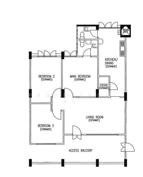 395 Yishun Ring Road, 395 Yishun Ring Road, Sembawang / Yishun, 3 Bedrooms, 1,120 sqft, HDB Flat For Sale, by Faizal Rahim, 500136325 - 2D - PropertyGuru.com.sg