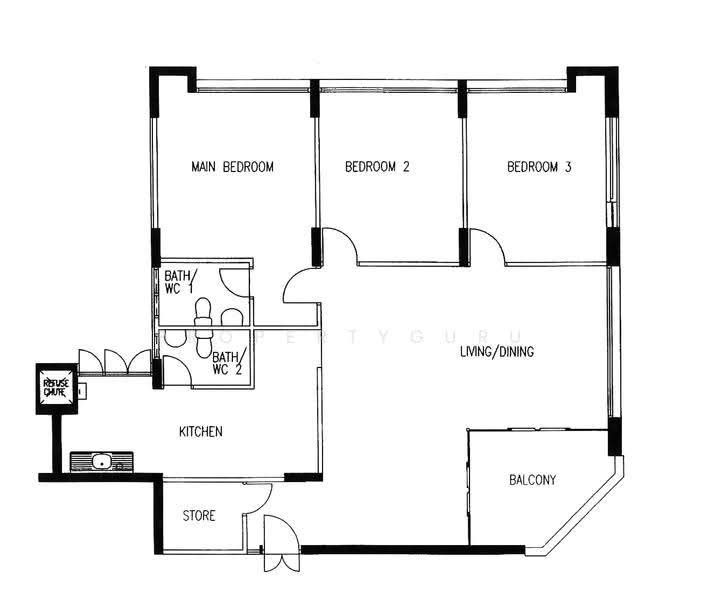 798 Yishun Ring Road, 798 Yishun Ring Road, Sembawang / Yishun, 3 Bedrooms, 1,108 sqft, HDB Flat For Sale, by WIN win, 500148852 - 2D - PropertyGuru.com.sg