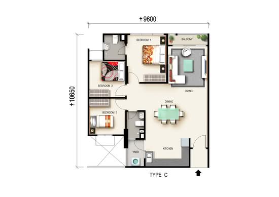 Avenue Garden - Floor Plan - iProperty.com.my
