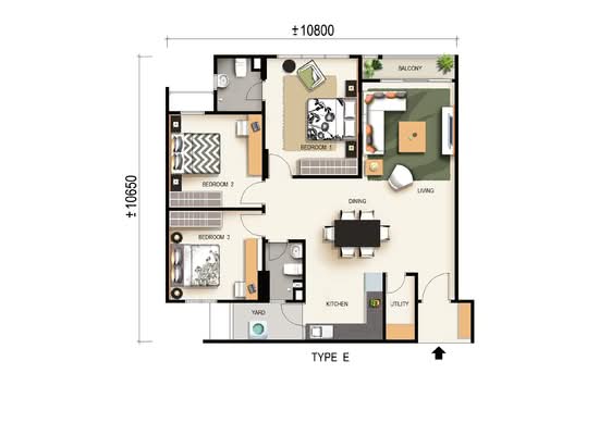 Avenue Garden - Floor Plan - iProperty.com.my