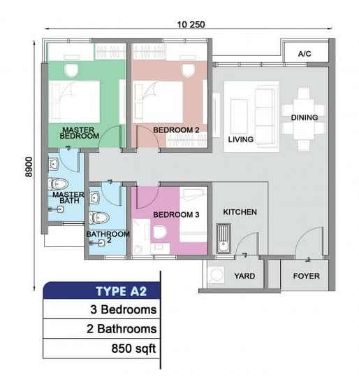 Residensi Kepayang (Residensi Fairpark) - Floor Plan - iProperty.com.my