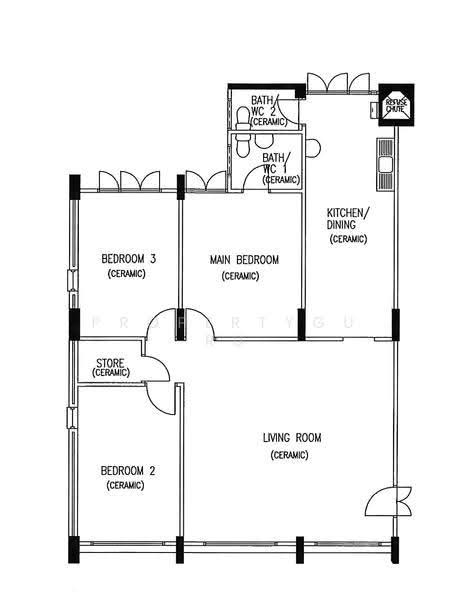 875 Yishun Street 81, 875 Yishun Street 81, Sembawang / Yishun, 3 Bedrooms, 904 sqft, HDB Flat For Sale, by Derek Tay, 500276362 - 2D - PropertyGuru.com.sg