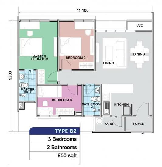 Residensi Kepayang (Residensi Fairpark) - Floor Plan - iProperty.com.my
