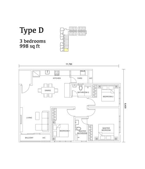 Habitus @ Denai Alam - Floor Plan - iProperty.com.my