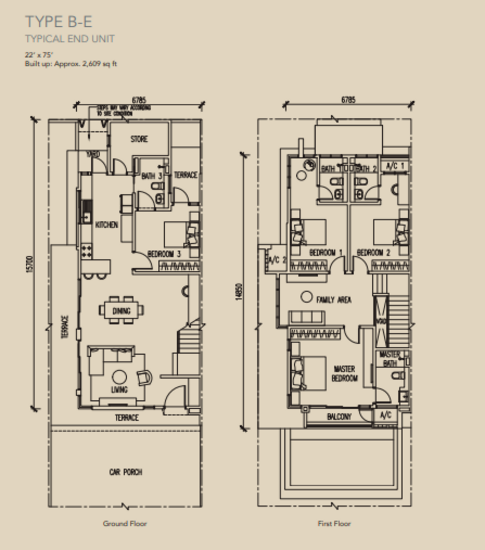 Ferrea @ Denai Alam - Floor Plan - iProperty.com.my
