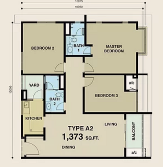 Shaftsbury Residence - Floor Plan - iProperty.com.my
