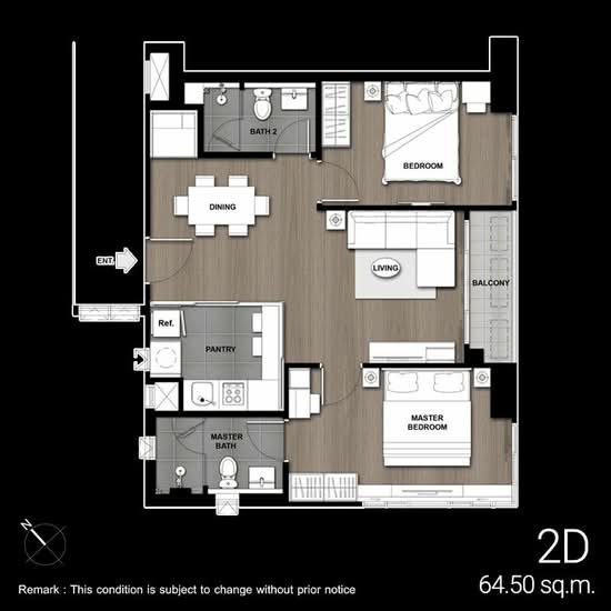 Urbano Rajavithi : เออร์บาโน ราชวิถี - Floor Plan