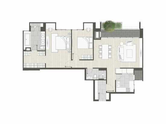 Kalm Penthouse - Floor Plan