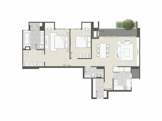 Kalm Penthouse - Floor Plan