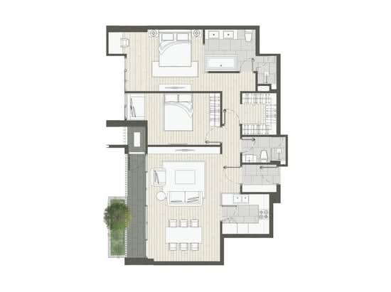 Kalm Penthouse - Floor Plan