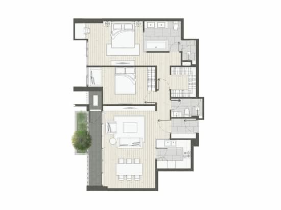 Kalm Penthouse - Floor Plan