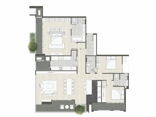 Kalm Penthouse - Floor Plan