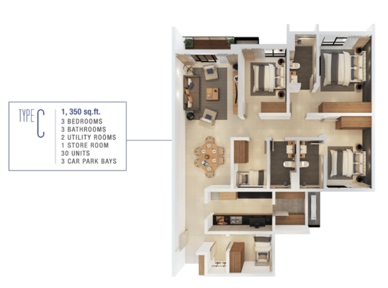 Legend Heights - Floor Plan - iProperty.com.my
