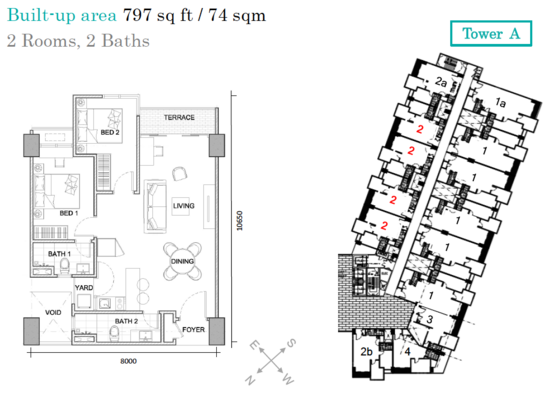 AraTre' Residences - Floor Plan
