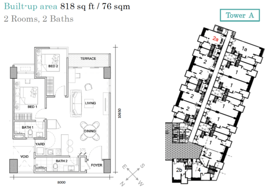 AraTre' Residences - Floor Plan