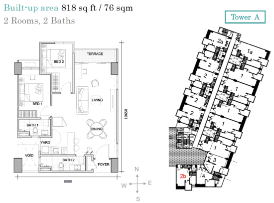 AraTre' Residences - Floor Plan